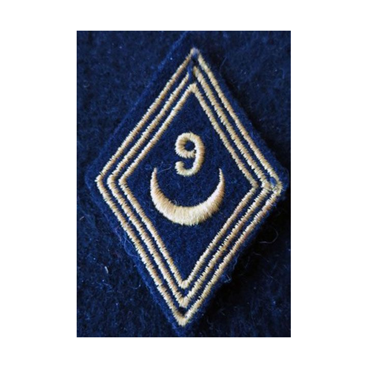 LOSANGE DE BRAS MODÈLE 45 :  modèle troupe 9° escadron de spahis algériens AFN 1956