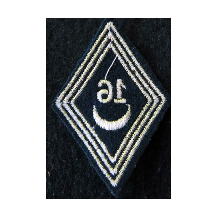 LOSANGE DE BRAS MODÈLE 45 :  modèle troupe 16° régiment de spahis tunisiens