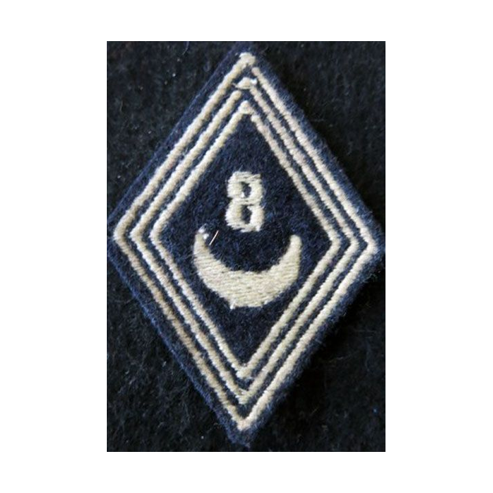 LOSANGE DE BRAS MODÈLE 45 :  modèle troupe 8° régiment de spahis algériens AFN 1955