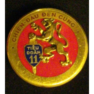 VIETNAM  : 11°TD TIEU DOAN BATAILLON D'INFANTERIE ÉMAIL