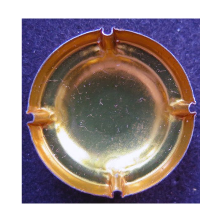 Capsule Muselet de bouteille de champagne dorée