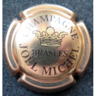 Capsule Muselet de bouteille de champagne Joël Michel Rosé et noir