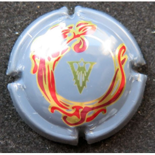 Capsule Muselet de champagne Demoiselle de Vranken n° 25 quart gris
