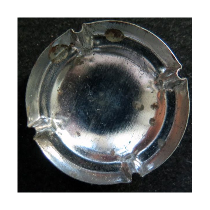 Capsule Muselet bouteille champagne Juget-Brunet n° 1 crème Bordeaux