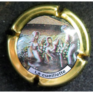 Capsule Muselet de champagne Côteaux Sud d'Epernay n° 16 la cueillette
