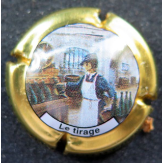 Capsule Muselet de champagne Côteaux Sud d'Epernay n° 11 le tirage