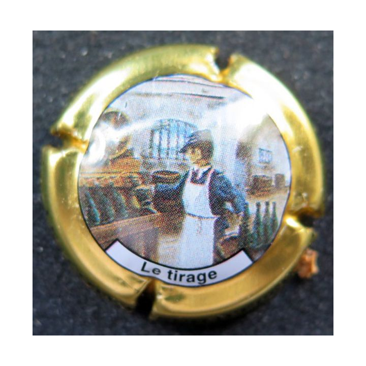 Capsule Muselet de champagne Côteaux Sud d'Epernay n° 11 le tirage