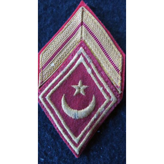 LOSANGE DE BRAS MODÈLE 45 : modèle brigadier des goums tunisiens (TST) du service des affaires indigènes