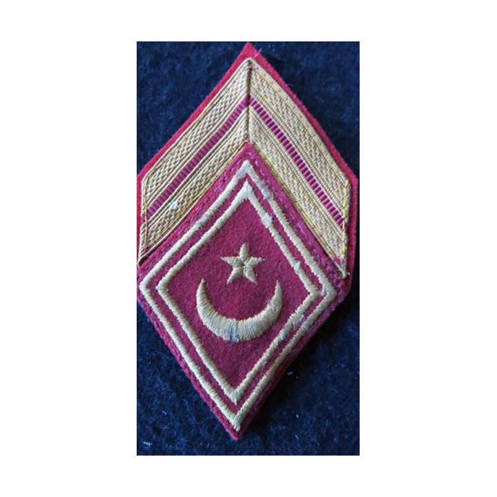 LOSANGE DE BRAS MODÈLE 45 : modèle brigadier des goums tunisiens (TST) du service des affaires indigènes