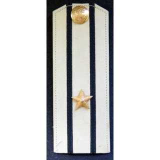URSS : épaulette de capitaine de 3° Classe de la marine soviétique