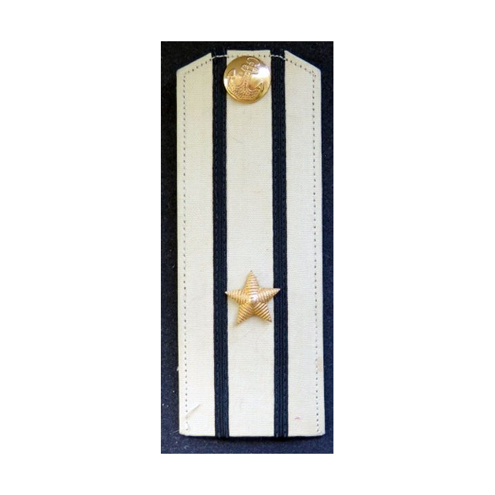 URSS : épaulette de capitaine de 3° Classe de la marine soviétique