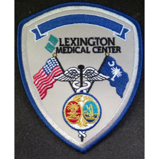 USA : US patch tissu Lexington medical center 12 x 10 cm