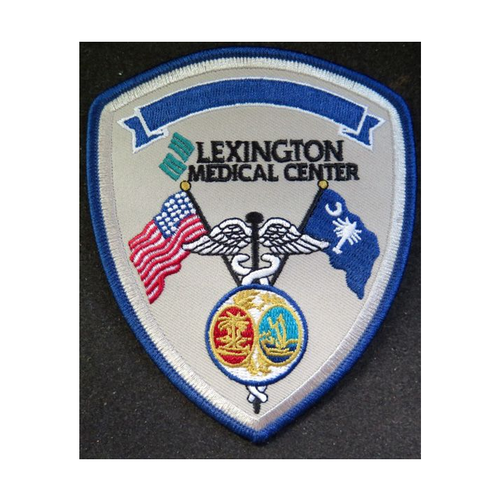 USA : US patch tissu Lexington medical center 12 x 10 cm