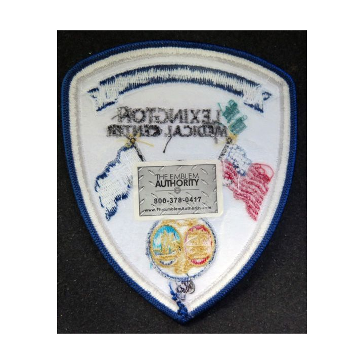 USA : US patch tissu Lexington medical center 12 x 10 cm