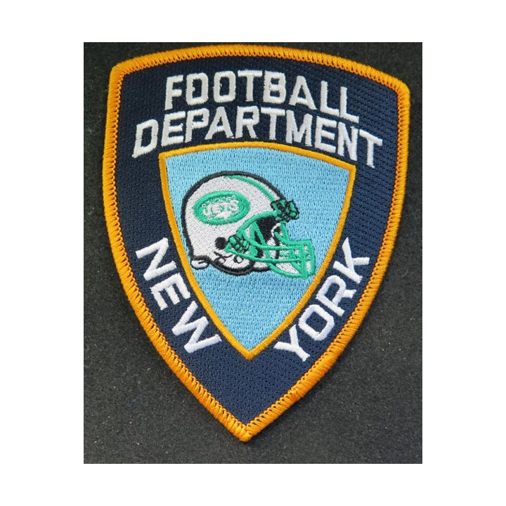 USA : US patch tissu Football department New York 11 x 9 cm