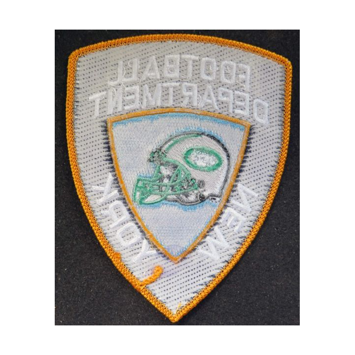 USA : US patch tissu Football department New York 11 x 9 cm