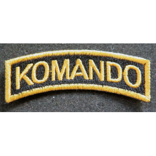 Insigne tissu KOMANDO de la république tchèque 6 cm