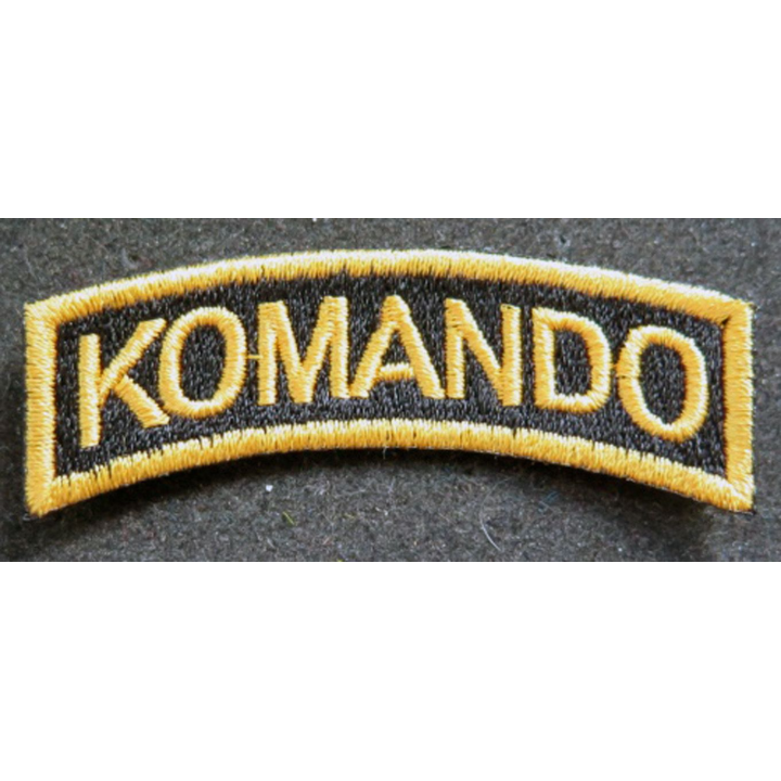 Insigne tissu KOMANDO de la république tchèque 6 cm