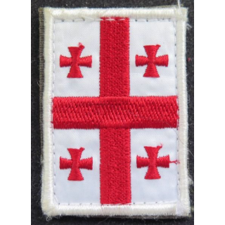 Insigne tissu de la république géorgienne 6 x 4 cm