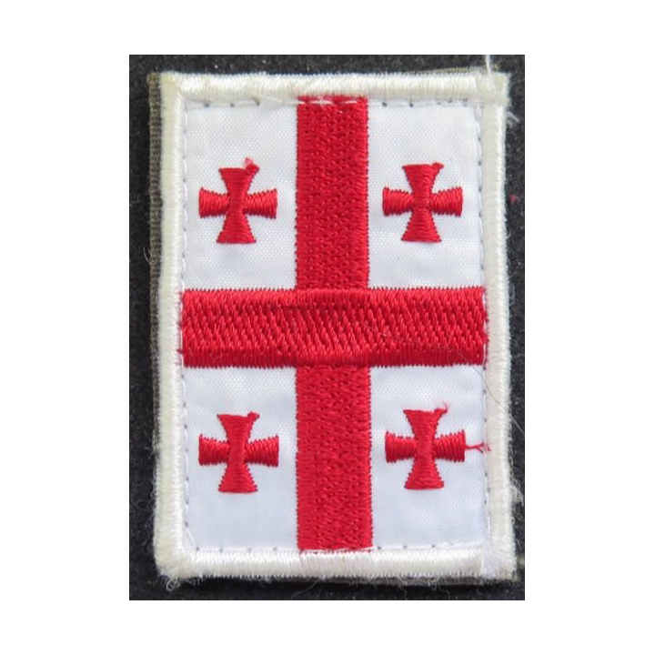 Insigne tissu de la république géorgienne 6 x 4 cm