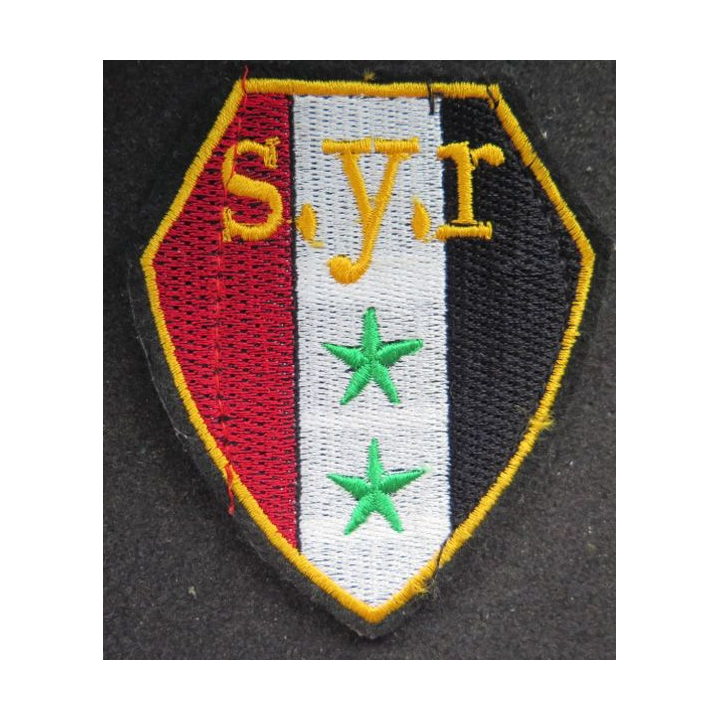 insigne tissu des forces armées syriennes 8 x 7 cm
