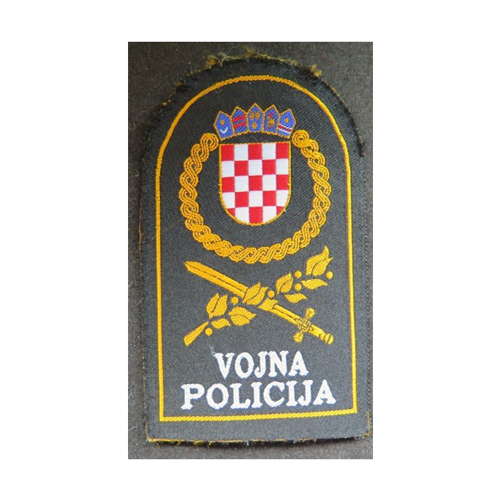 insigne tissu de la Police militaire croate  7,5 x 12,5 cm