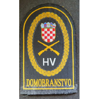 insigne tissu des forces de la défense territoriale croate  7,5 x 12 cm