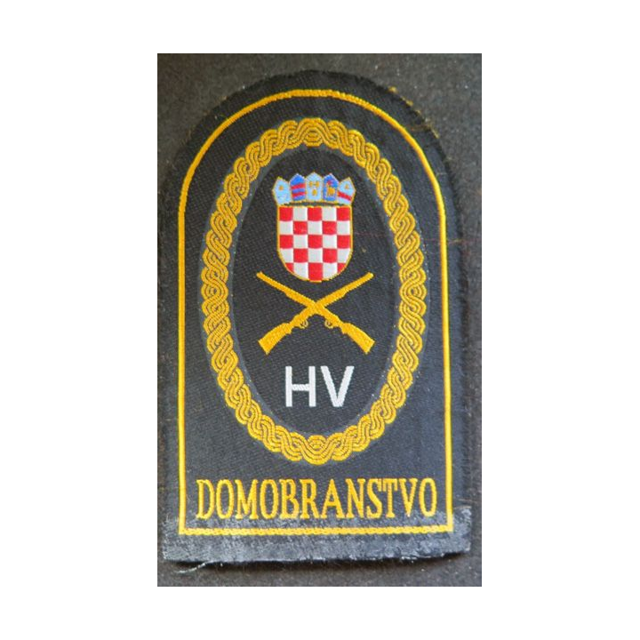 insigne tissu des forces de la défense territoriale croate  7,5 x 12 cm