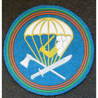 RUSSIE : insigne tissu et caoutchouc du  661° bataillon aéroporté du génie russe 8,5 cm