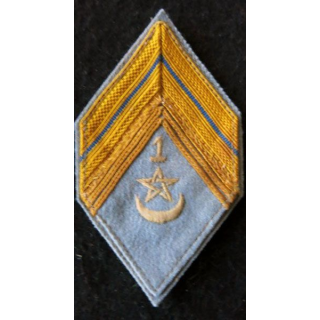 LOSANGE DE BRAS MODÈLE 45 : caporal du 1° Groupe de compagnies nomades d'Algérie (GCNA) 1955