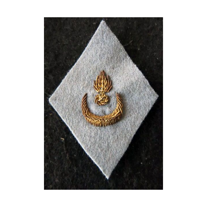 LOSANGE DE BRAS MODÈLE 45 : officier des affaires militaires musulmanes et affaires algériennes en cannetille