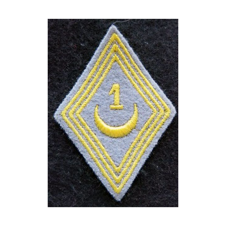 LOSANGE DE BRAS MODÈLE 45 : modèle troupe 1° régiment de tirailleurs algériens