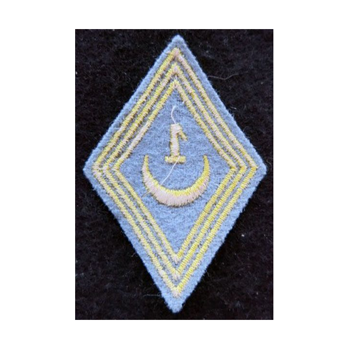 LOSANGE DE BRAS MODÈLE 45 : modèle troupe 1° régiment de tirailleurs algériens