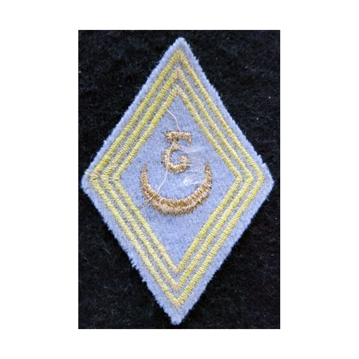 LOSANGE DE BRAS MODÈLE 45 : modèle sous officiers 3° régiment de tirailleurs algériens laminette AFN