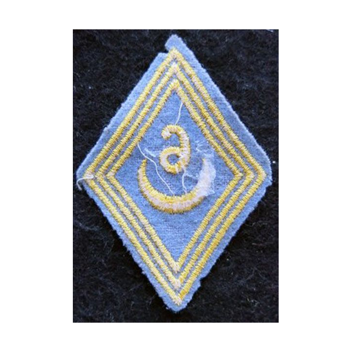 LOSANGE DE BRAS MODÈLE 45 : modèle troupe bataillon mobile du 6° régiment de tirailleurs algériens INDO