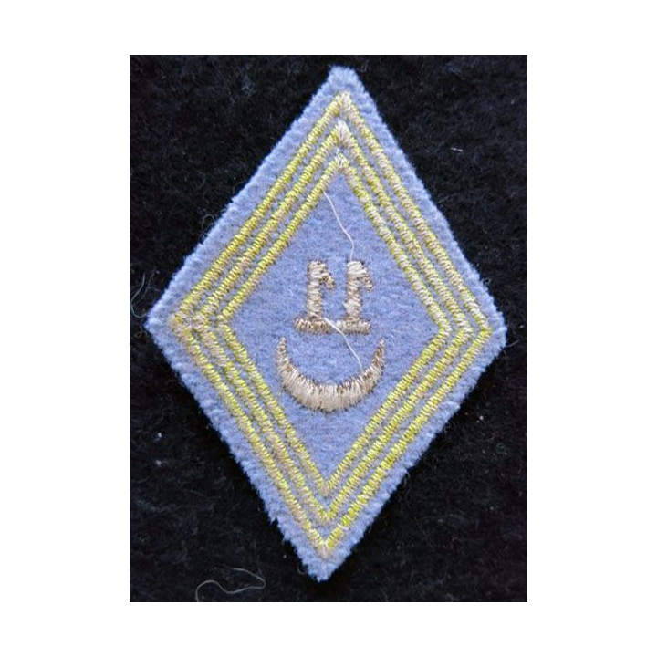 LOSANGE DE BRAS MODÈLE 45 : modèle sous officiers 11° régiment de tirailleurs algériens AFN 1954