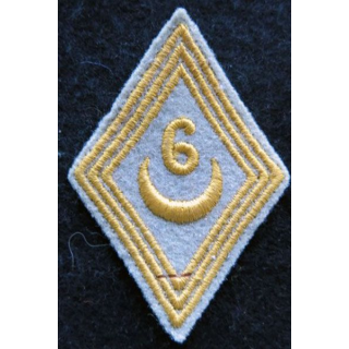 LOSANGE DE BRAS MODÈLE 45 : modèle troupe bataillon mobile du 6° régiment de tirailleurs algériens INDO