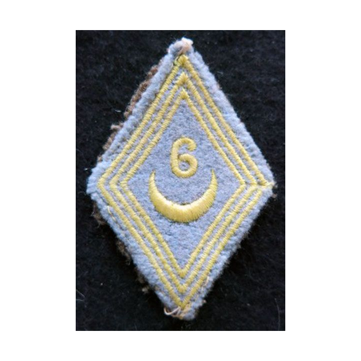 LOSANGE DE BRAS MODÈLE 45 : modèle troupe bataillon mobile du 6° régiment de tirailleurs algériens INDO