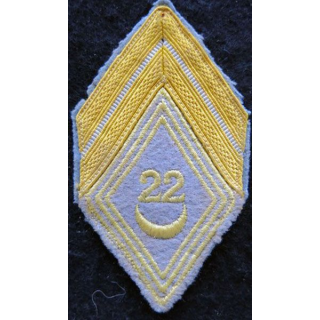 LOSANGE DE BRAS MODÈLE 45 : caporal du 22° régiment de tirailleurs algériens AFN 1957