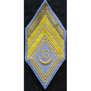 LOSANGE DE BRAS MODÈLE 45 : modèle caporal chef du 13° régiment de tirailleurs algériens FFA 1953