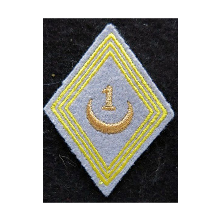 LOSANGE DE BRAS MODÈLE 45 : modèle sous officiers 1° régiment de tirailleurs actuel