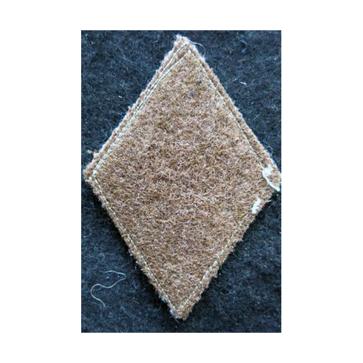 LOSANGE DE BRAS MODÈLE 45 : modèle sous officiers du 1° régiment de tirailleurs marocains (laminette)