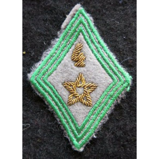 LOSANGE DE BRAS MODÈLE 45 : modèle officier bataillon de marche du 4° régiment de tirailleurs marocains cannetille INDO