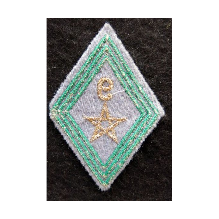 LOSANGE DE BRAS MODÈLE 45 : modèle cadres du 9° régiment de tirailleurs marocains 1954