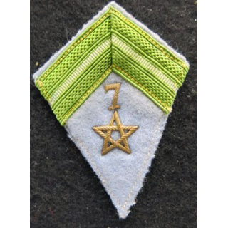 LOSANGE DE BRAS MODÈLE 45 : modèle précoce caporal du bataillon de marche du 7° régiment de tirailleurs marocains INDO