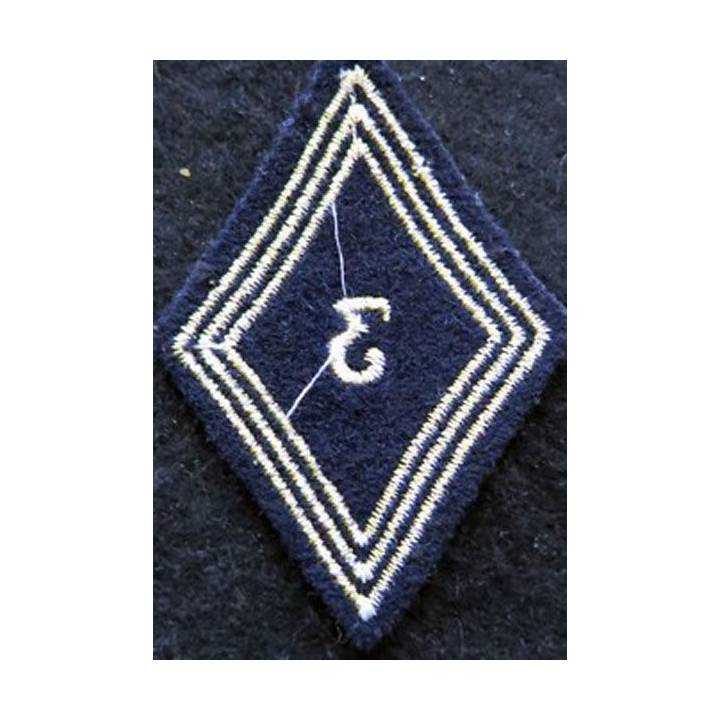 LOSANGE DE BRAS MODÈLE 45 : modèle  troupe 3° régiment de chasseurs d'Afrique 1952 AFN