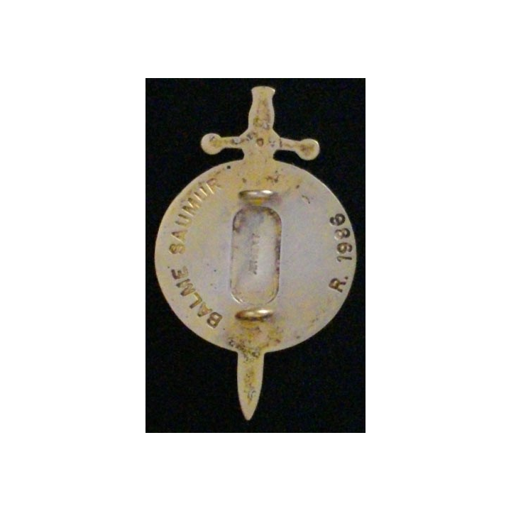 ECOLE INTERARMES DEXTRÊME-ORIENT EN ARGENT ÉMAIL RETIRAGE 1986