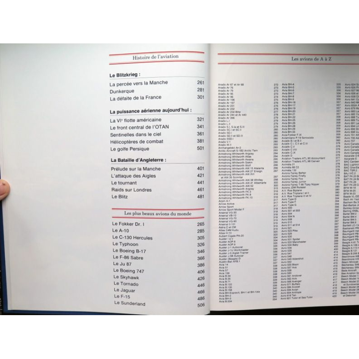encyclopédie illustrée de l'aviation volume 2 éditions Atlas 1982