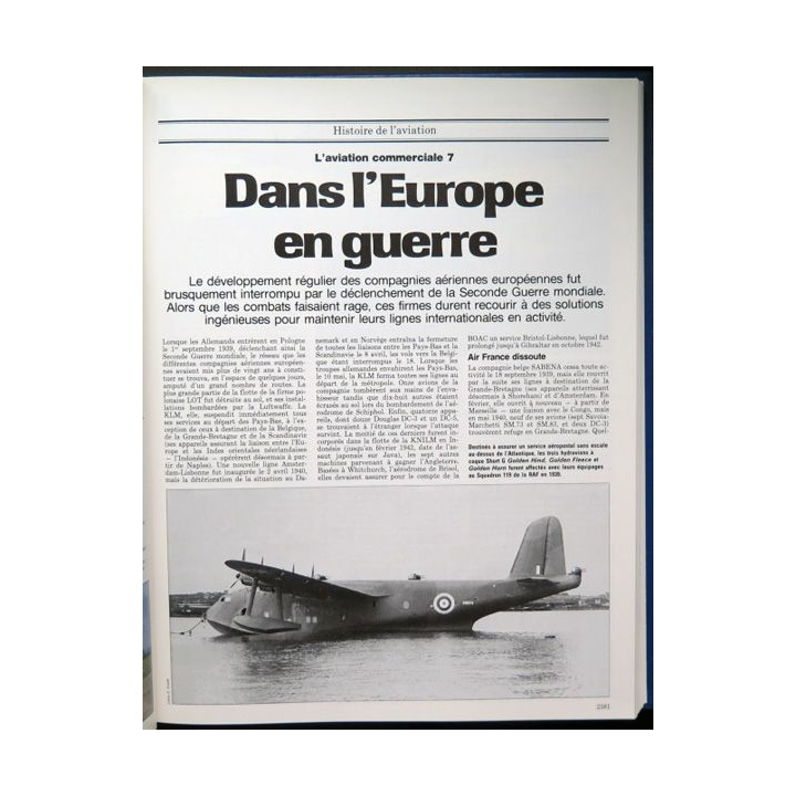 encyclopédie illustrée de l'aviation volume 10 éditions Atlas 1982