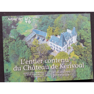 Catalogue 94 pages L'entier contenu du château de Kerivoal Adjug'art 2021